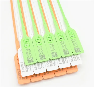 418MM Double Lock Pull Tight Plastic Security Seal Metal Inserted