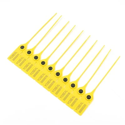 Tear-Off Plastic Seals With Locking